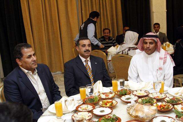 أشرف الميداني وسعد السفياني مع رئيس تحرير كووورة