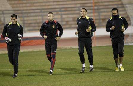 جانب من تدريبات حراس مرمى منتخب الأردن 