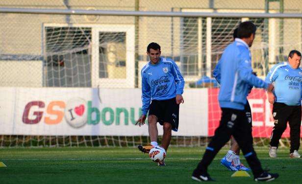 من تدريبات منتخب أوروجواي في تركيا