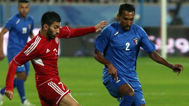  تعادل الكويت مع لبنان