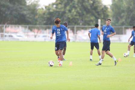 من تدريب الهلال اليوم بالدوحة