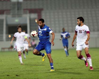 من ودية الهلال ومنتخب قطر
