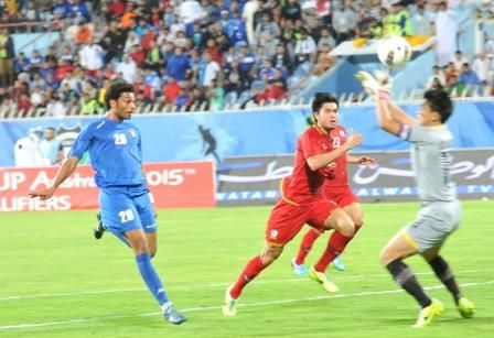 رأسية يوسف ناصر قادت الكويت للفوز على تايلاند والتأهل لكأس آسيا