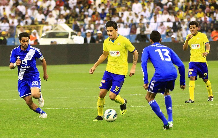 لقطة أرشيفية لمباراة الهلال والنصر