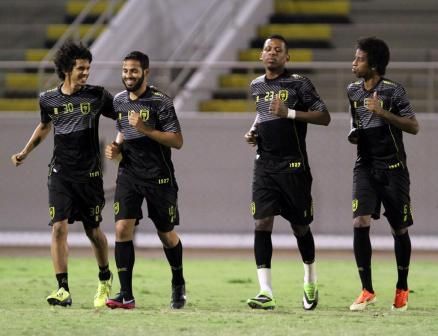 صورة من تدريب الاتحاد الذي شهد عودة الفريدي