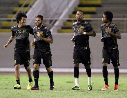 صورة من تدريب الاتحاد الذي شهد عودة الفريدي