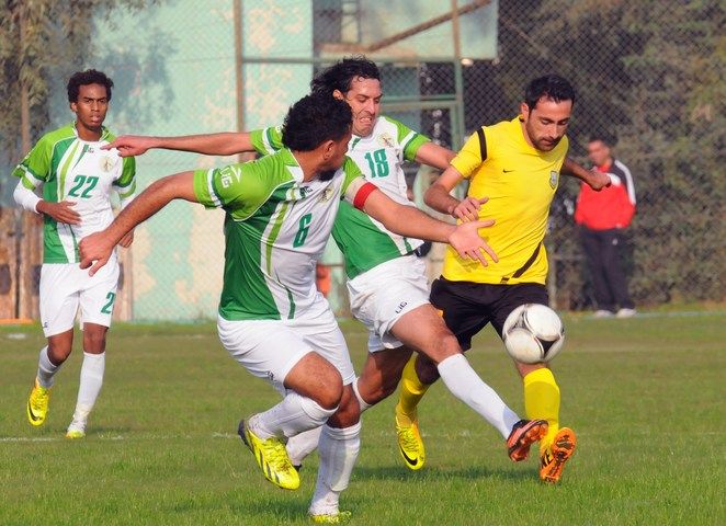 من مباراة النفط واربيل