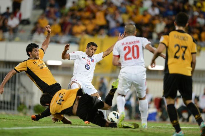 صورة من مباراة الكويت والقادسية بنهائي كأس الاتحاد الآسيوي
