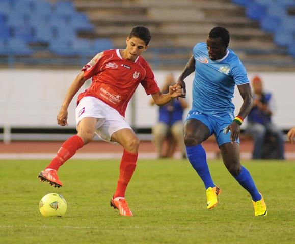 لقطة من مباريات الجديدي في الدوري المغربي