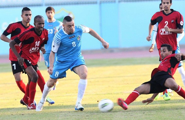 عدي الصيفي مهاجم السالمية تألق أمام خيطان وسجل هدفا