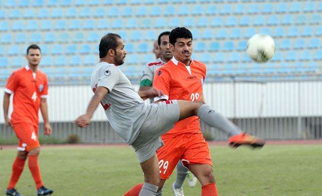 عبدالله الظفيري سجل الهدف الثالث لكاظمة من تسديدة قوية