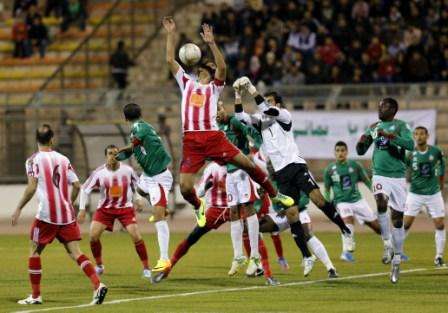 من لقاء الوحدات وشباب الأردن