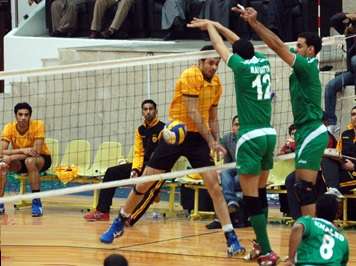 فريق العربي لكرة الطائرة يتغلب على القادسية