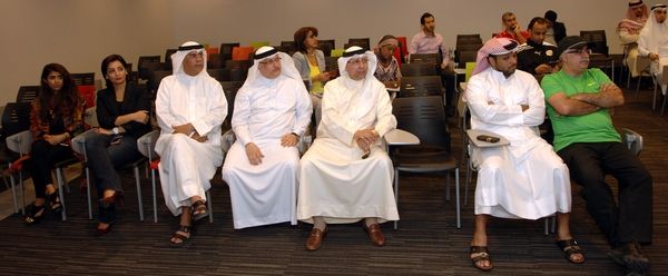  جانب من الاجتماع التعريفي باتفاقية التأمين الصحي للاعبين بحضور عسكر والعلوي