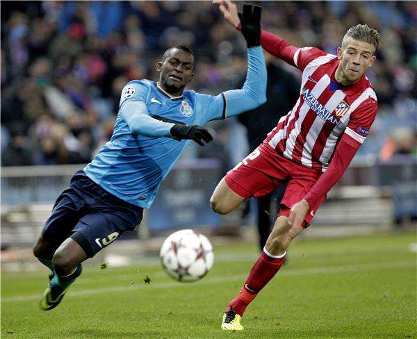 من مباراة أتلتيكو وبورتو