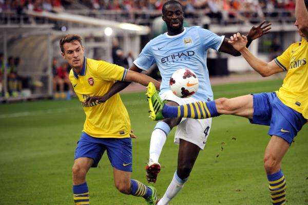 من مباراة سابقة بين أرسنال ومانشستر سيتي