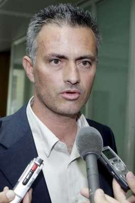  المدرب البرتغالي جوزيه مورينيو 