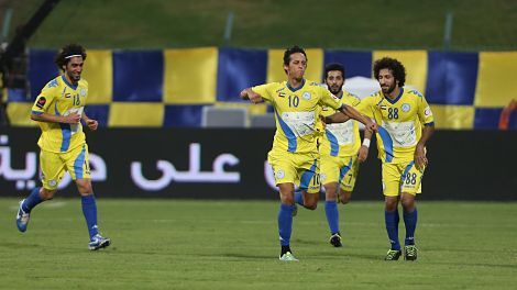 فرحة فريق الظفرة الاماراتي " ارشيفية "