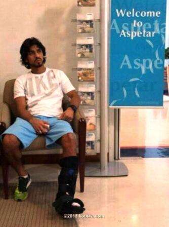 مقصيد خلال تواجده في مركز اسبيتار باكاديمية اسباير