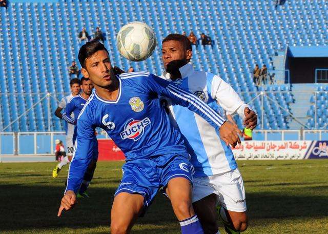 من مباراة الطلبة والجوية اليوم