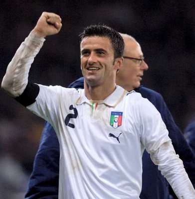 الايطالي كريستيان بانوشي يسجل هدف التأهل لنهائيات أمم أوربا 2008 