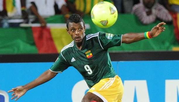 محمد ناصر مهاجم المنتخب الإثيوبي