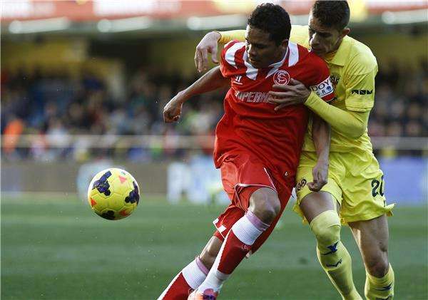 من مباراة أشبيلية وفياريال