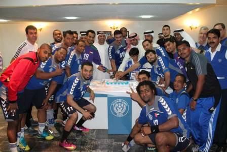 نادي النصر يحتفي بالكويتي الغربللي