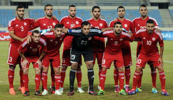 منتخب لبنان في مباراته الأخيرة امام إيران ضمن تصفيات كأس آسيا 