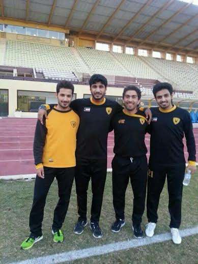 فراس الخطيب مع جابر جازع و مساعد ندا وحمد العنزي