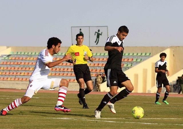 عمر جابر في لقاء الزمالك أمام المصري 