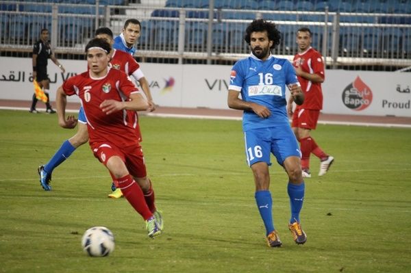 من مباراة منتخب الأردن والحد البحريني اليوم 