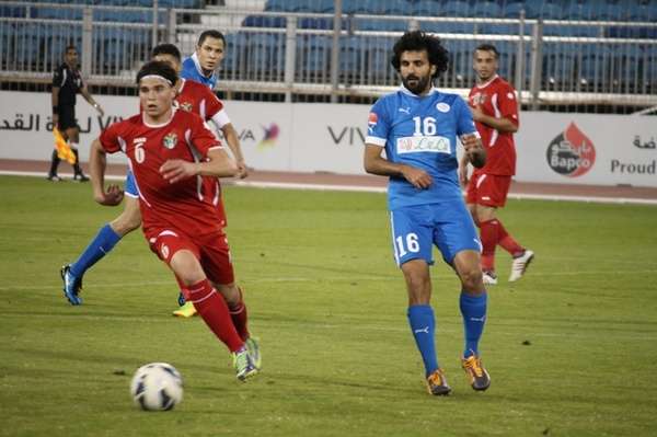 من مباراة منتخب الأردن والحد البحريني اليوم 
