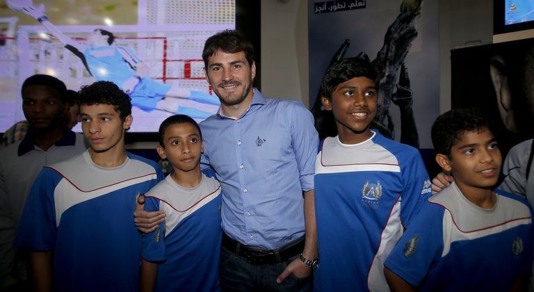 koo_casillas with aspire academy students