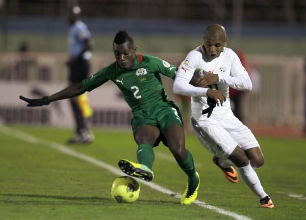 لقطة من مباراة الجزائر وبوركينا فاسو محل النزاع 