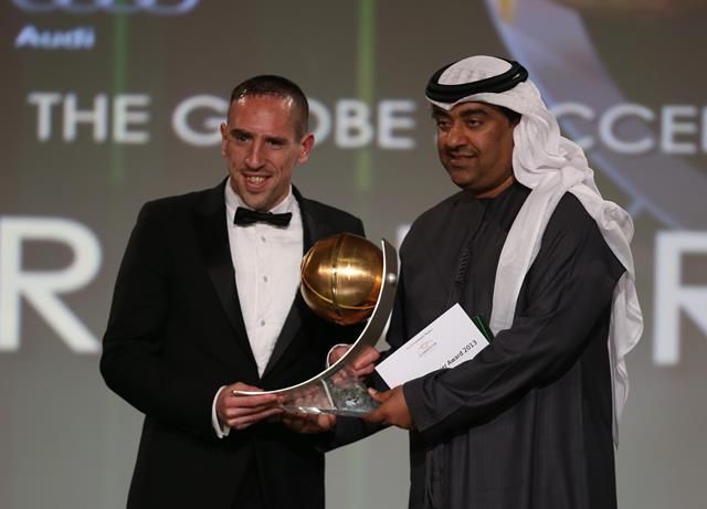 ريبيري وجائزة "جلوب سوكر" الكبرى