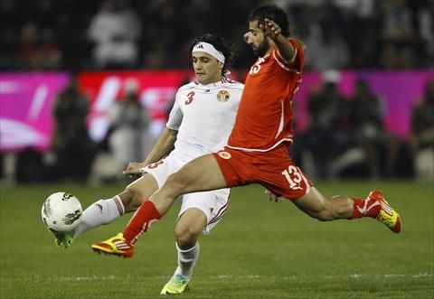 من لقاء الأردن والبحرين في نهائي الدورة العربية بقطر