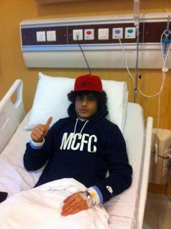 الفهمي في المستشفى بعد اجراءه العملية