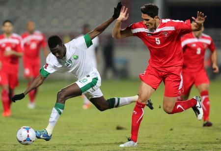 من لقاء البحرين أمام فلسطين في الدور الأول