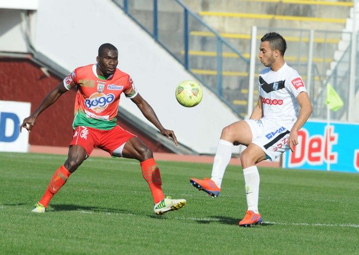 جانب من أخر مبارة لفريق الملعب التونسي في الدوري المصري