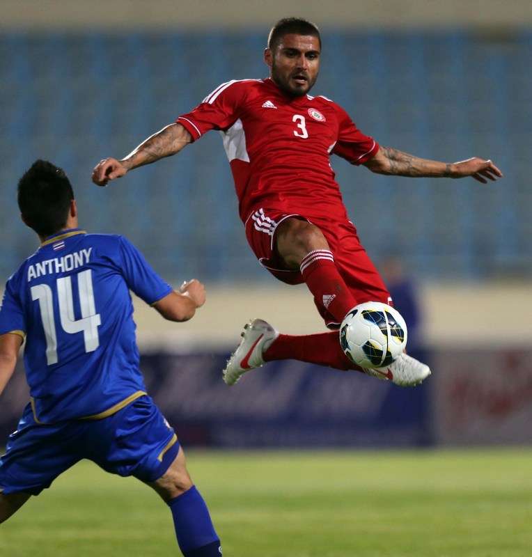 قلب دفاع منتخب لبنان يوسف محمد