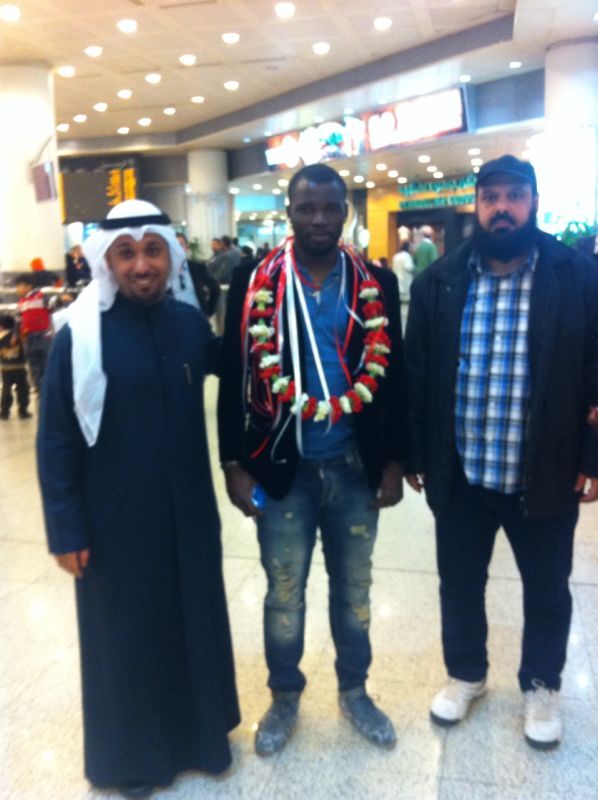 الشمري والعنزي في إستقبال باسكال