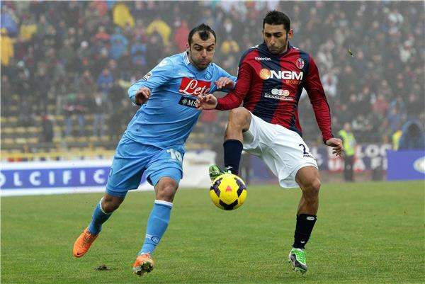 من مباراة نابولي وبولونيا