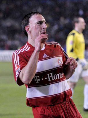 الفرنسي فرانك ريبري صاحب هدف الفوز 