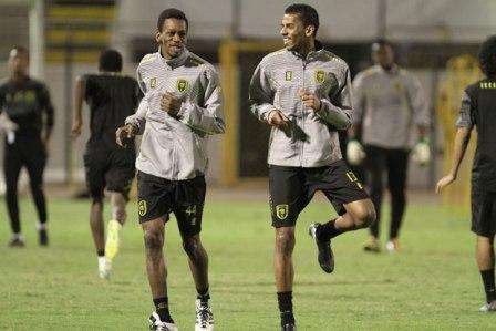 فلاته وعسيري خلال المران الرئيسي للاتحاد