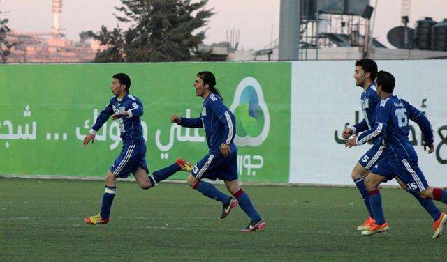 فرحة واد النيص بهدف المباراة الوحيد