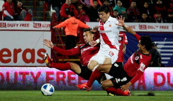 جانب من مباراة فريقي تيخوانا وموريليا