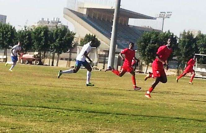 جانب من المباراة