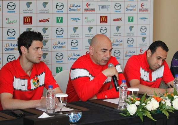 حسام حسن خلال حديثه في المؤتمر الصحفي اليوم