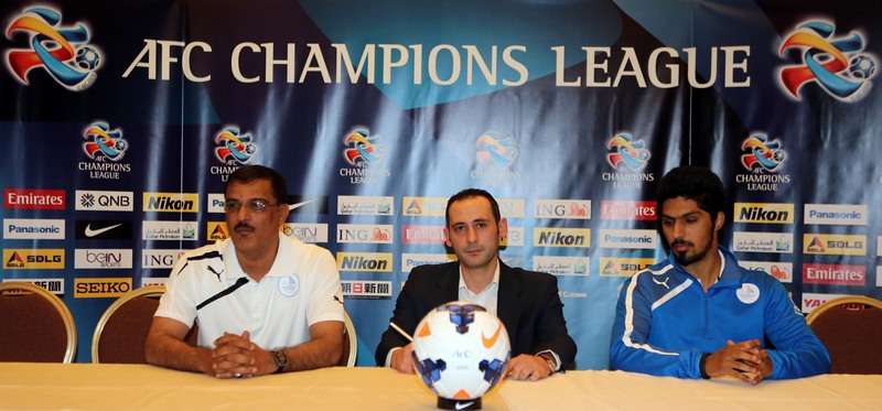 عدنان مدرب الحد يتحدث في المؤتمر الصحفي